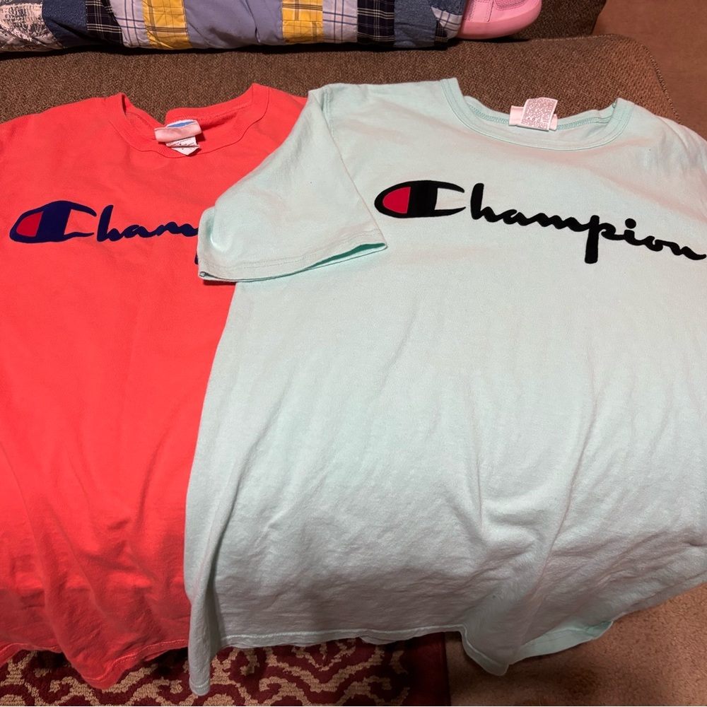 2 Champion T-shirts